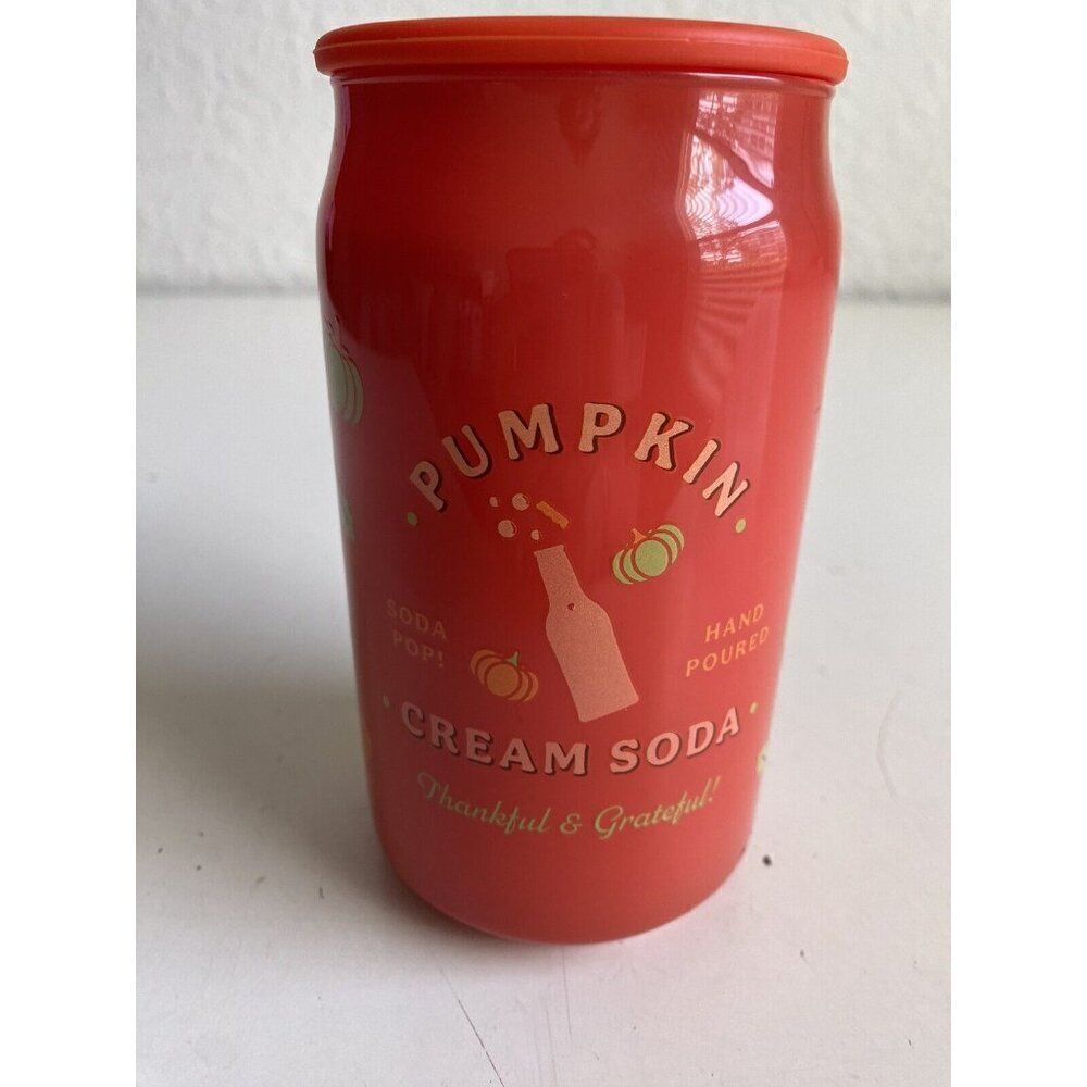 DW Home Pumpkin Cream Soda Pop Scented Candle 15.4 Oz Autumn Fall NEW